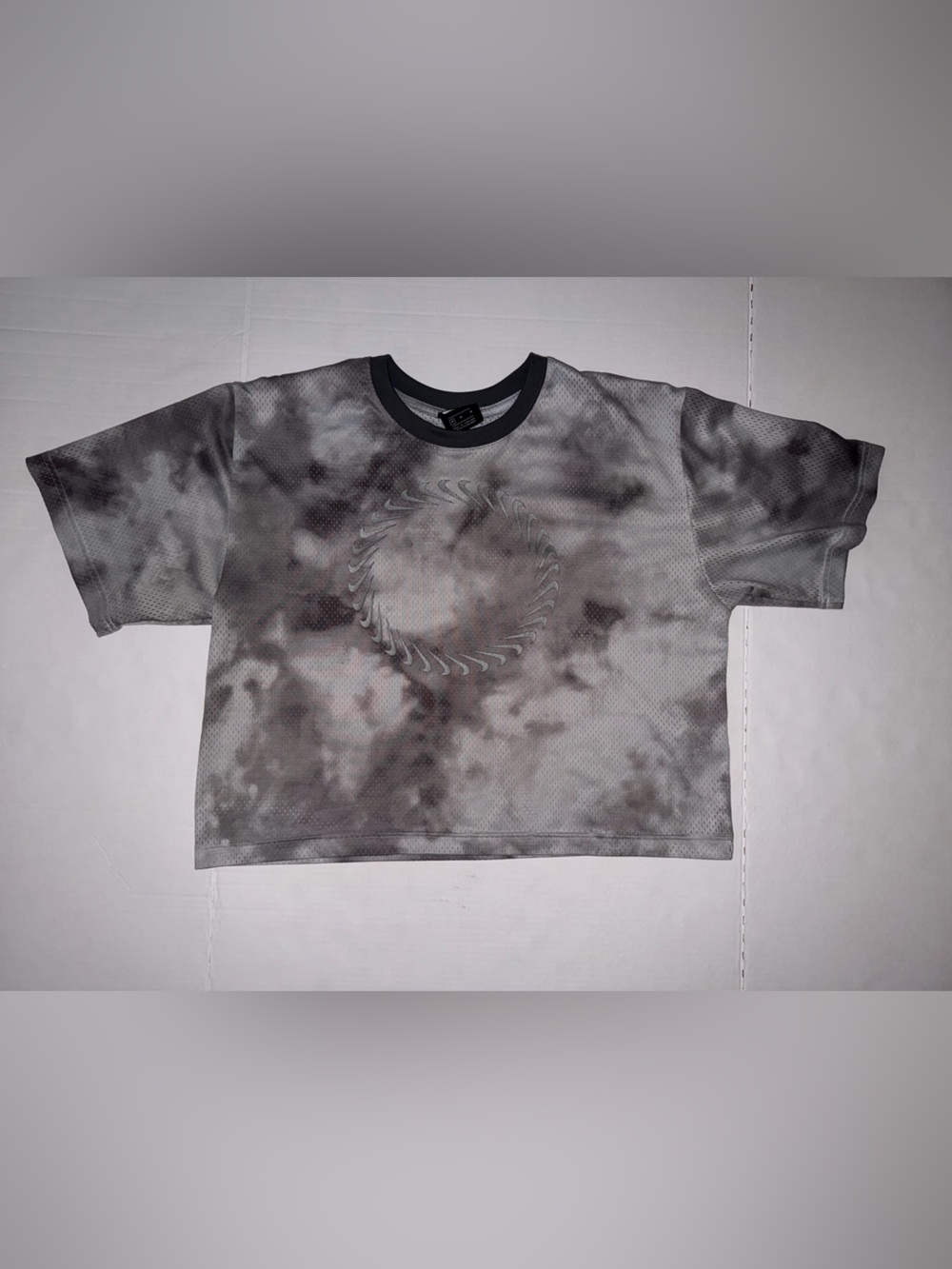Nike Gray Tie-Dye Short Sleeve Jersey